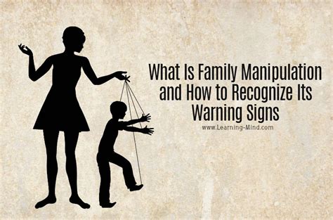 familymanipulation|What Is Family Manipulation and How to Recognize Its Warning。